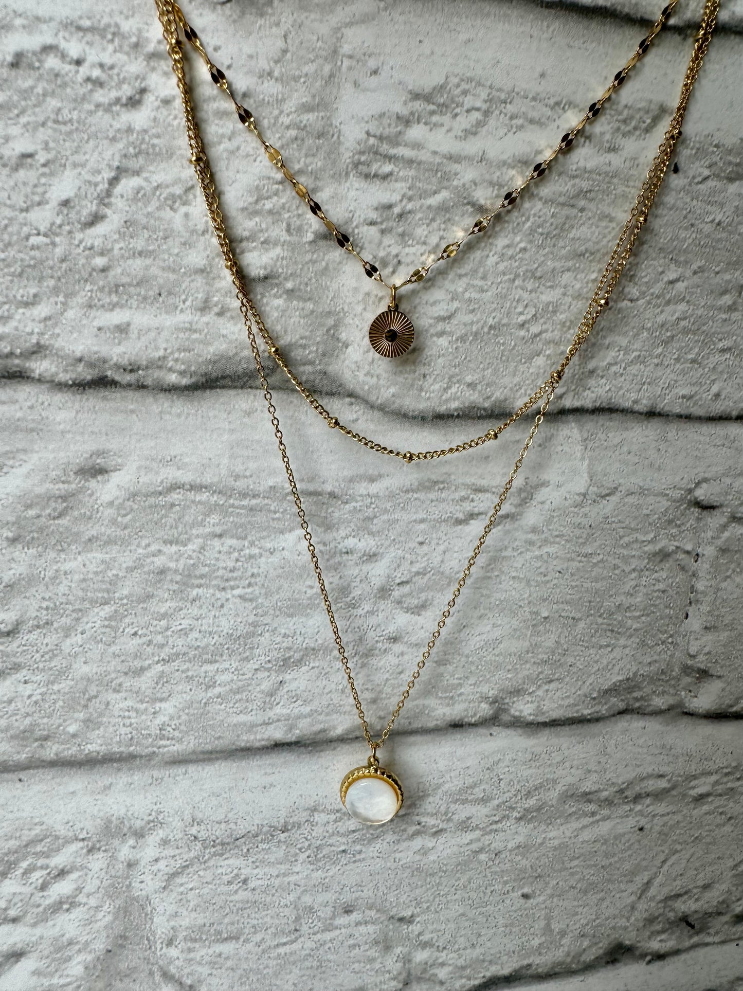 Triple Layered Necklace [Peyton]