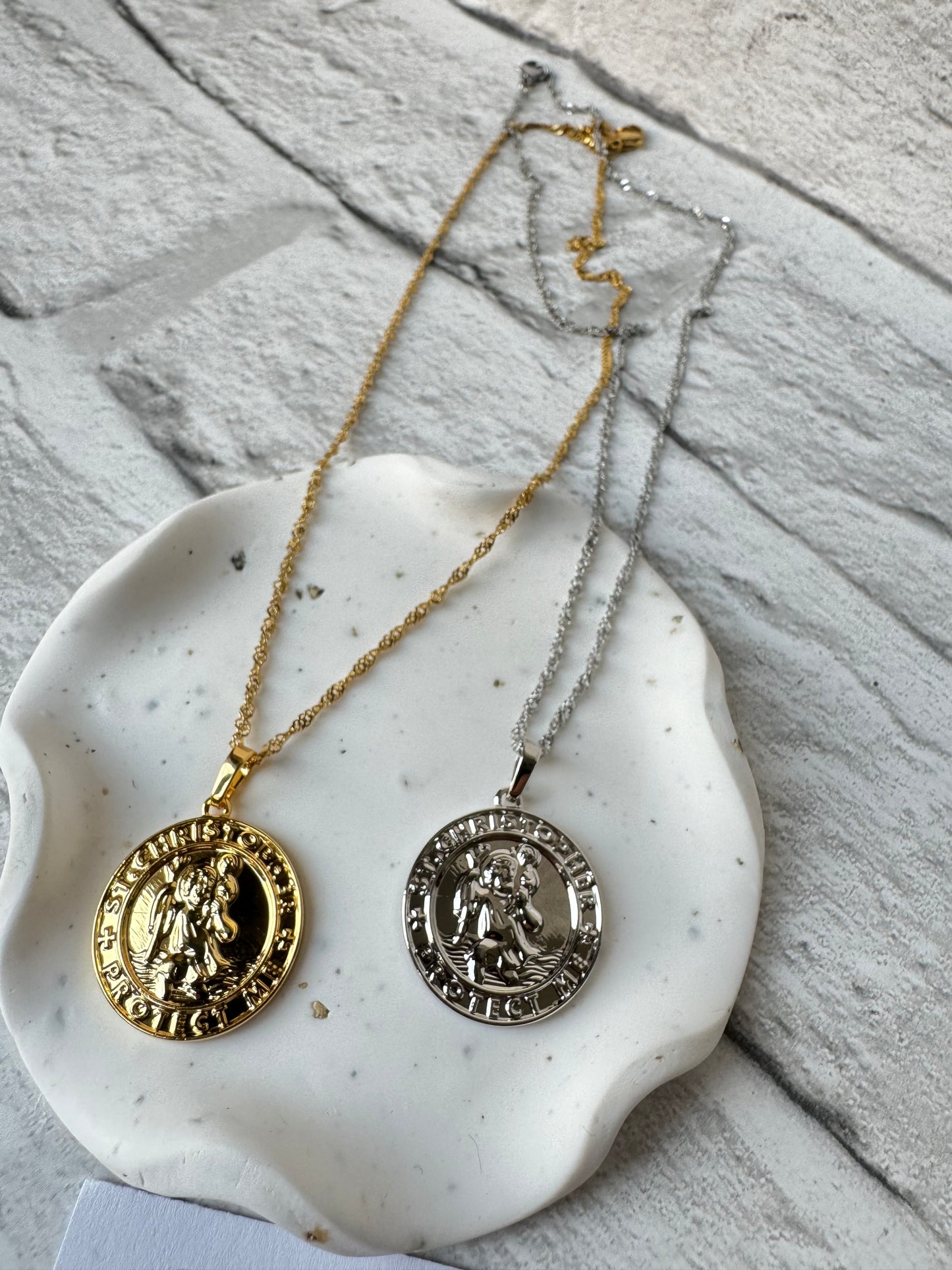 St Christopher Necklace