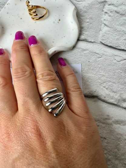 Layered Adjustable Ring [Hope]