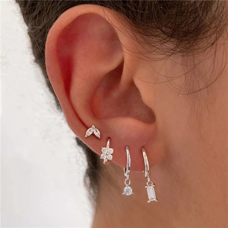 4 piece Earring Set [Ella]