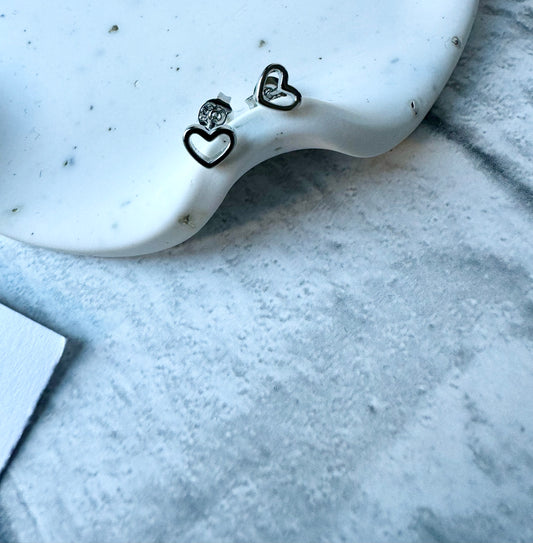 Heart and Star stud Earrings