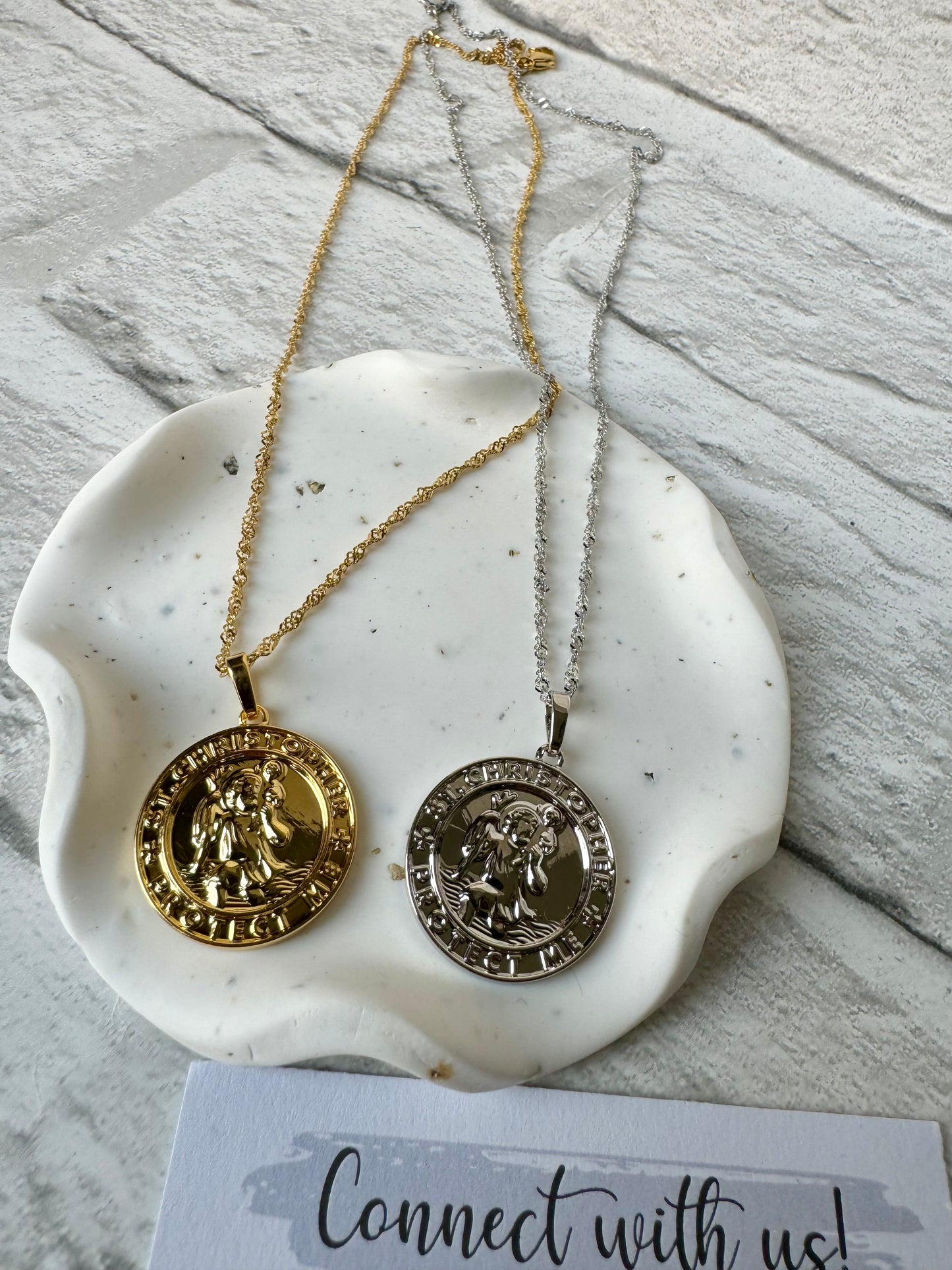 St Christopher Necklace