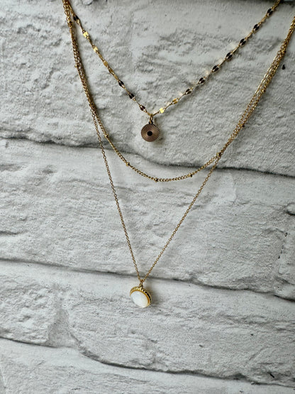 Triple Layered Necklace [Peyton]