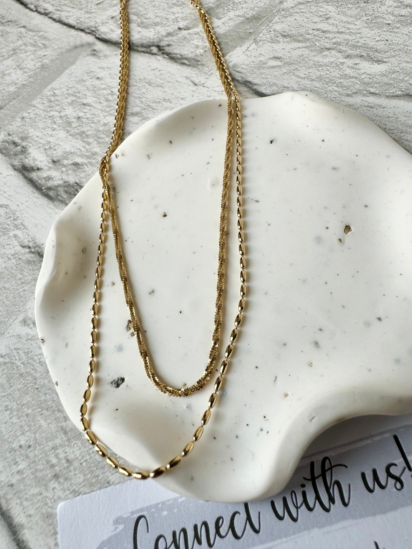 Double layered Necklace [Matilda]