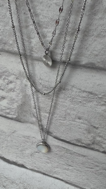 Triple Layered Necklace [Peyton]